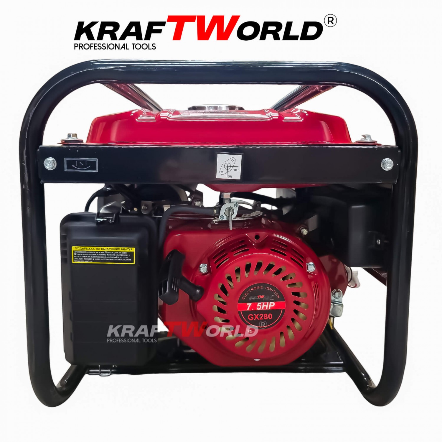 Βενζινοκίνητη Γεννήτρια Ρεύματος Kraftworld 4.5kW – Μονοφασικό Ηλεκτρογεννήτρια
