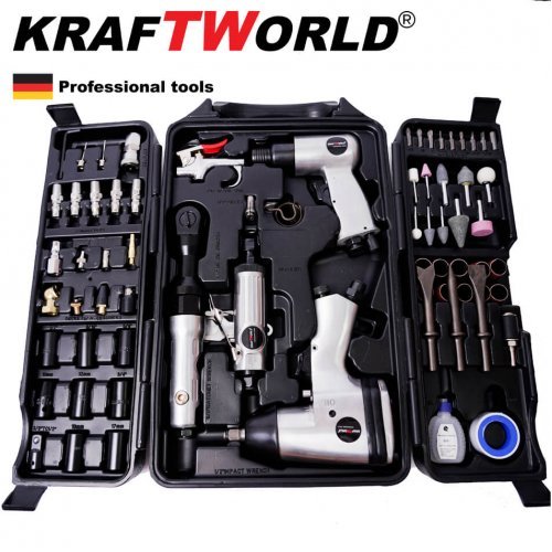 Σετ Πνευματικών Εργαλείων KraftWorld – 72 Τεμάχια