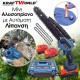 Μίνι Αλυσοπρίονο KraftWorld 36V 8Ah με Αυτόματη Λίπανση, Δύο Μπαταρίες και Δύο Αλυσίδες