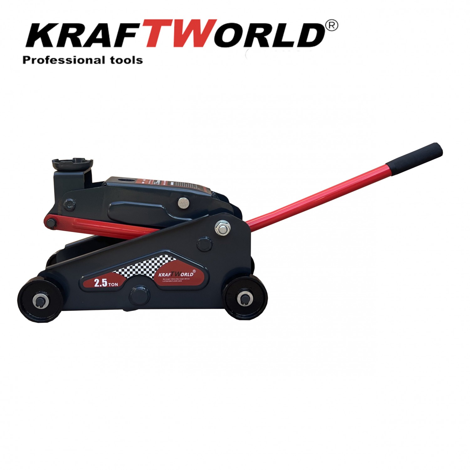 Γρύλος Κροκοδείλου KraftWorld για SUV, Βαν και Φορτηγά – 2.5 Τόνων, 140-387mm