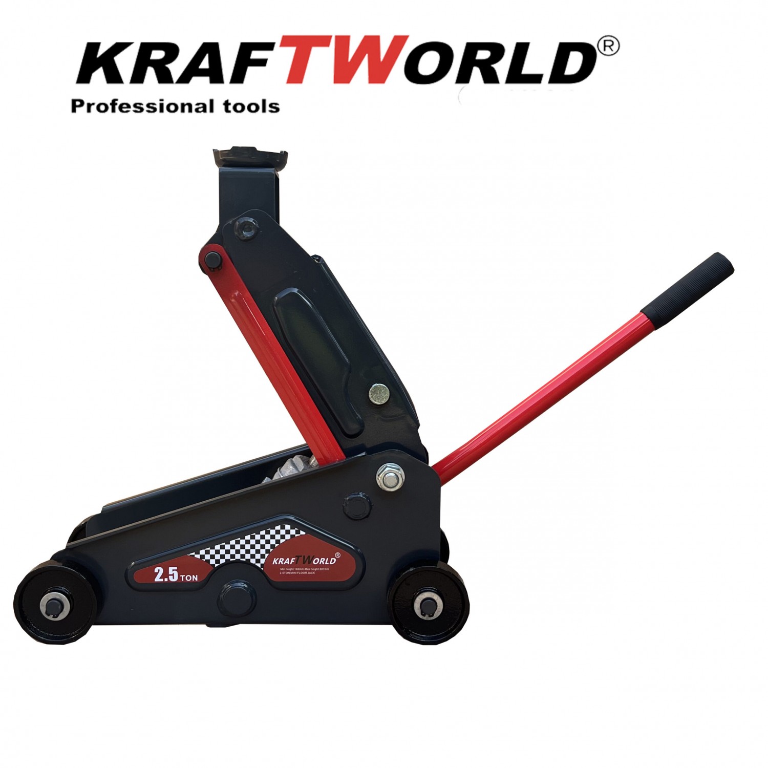 Γρύλος Κροκοδείλου KraftWorld για SUV, Βαν και Φορτηγά – 2.5 Τόνων, 140-387mm
