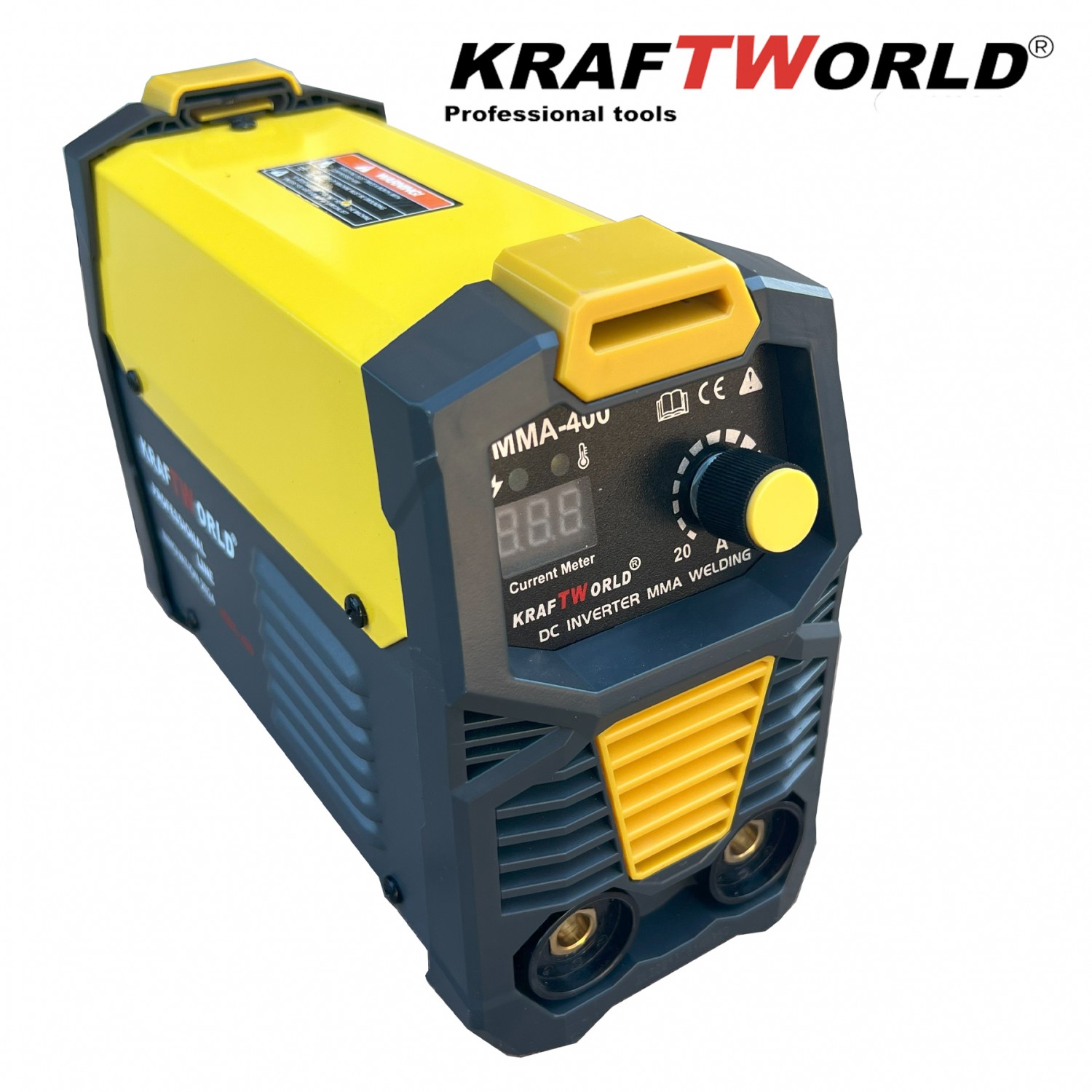 Ηλεκτρικός συγκολλητής Inverter 400A KraftWorld σε βαλίτσα + Αυτόματη Γυαλιά ηλεκτροκόλλησης