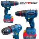 Σετ Επαναφορτιζόμενων Μηχανημάτων 4 σε 1 PowerMax από την Kraftworld 36V 10Ah: Γωνιακός Τροχός, Δραπανοκατσάβιδο,Μπουλονόκλειδο  και Κρουστικό Σκαπτικ