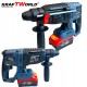 Σετ Επαναφορτιζόμενων Μηχανημάτων 4 σε 1 PowerMax από την Kraftworld 36V 10Ah: Γωνιακός Τροχός, Δραπανοκατσάβιδο,Μπουλονόκλειδο  και Κρουστικό Σκαπτικ