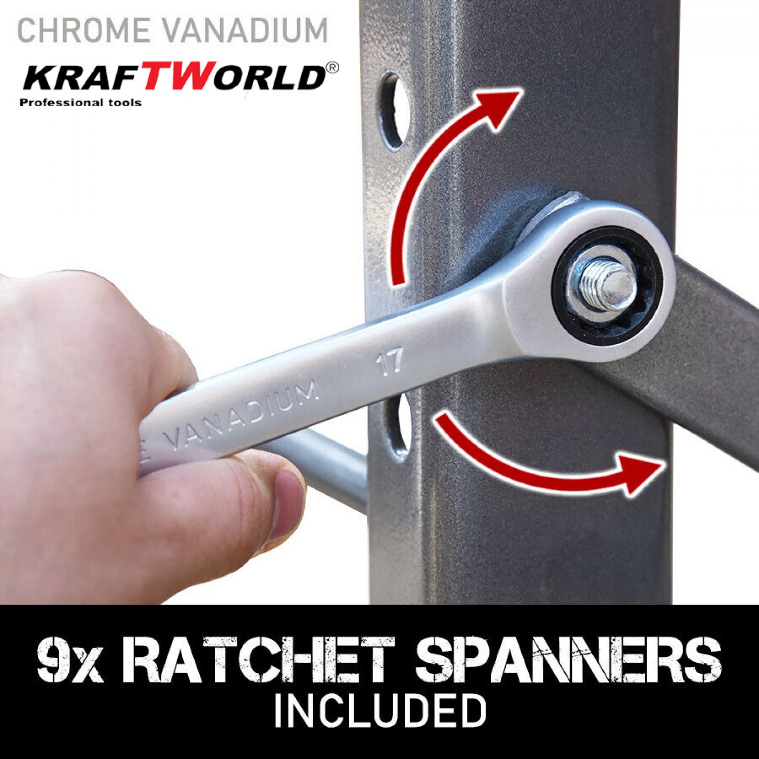 Ενισχυμένο Κουτί με Εργαλεία 1200 Τεμαχίων KraftWorld – Κλειδιά με Καστάνιες, Πένσες, Κατσαβίδια