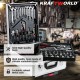 Κουτί με Εργαλεία 1200 Τεμαχίων KraftWorld – Καστάνιες, Κλειδιά, Πένσες, Κατσαβίδια