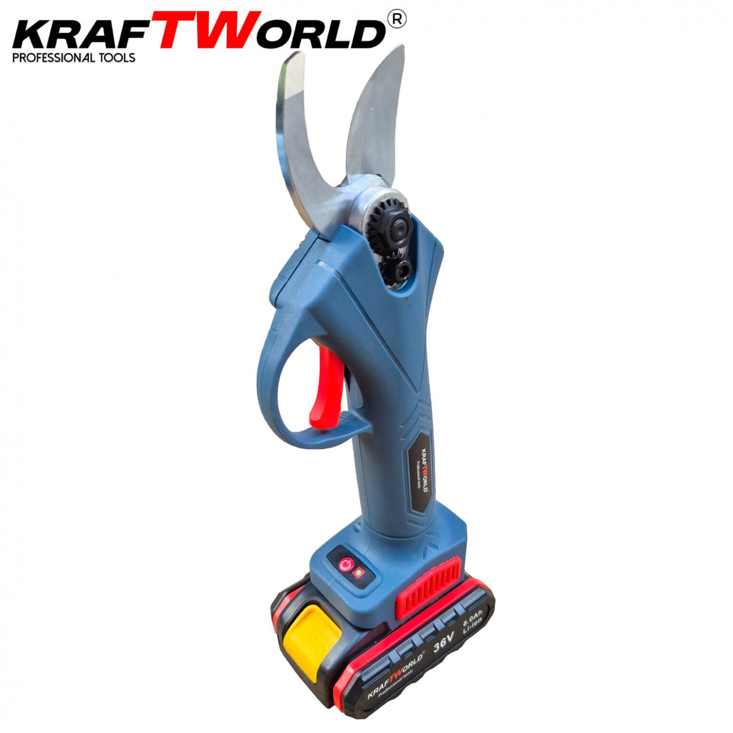 Ασύρματο Ψαλίδι KraftWorld 36V – Ισχύς, Ακρίβεια και Ευελιξία για Κλάδεμα έως 30mm