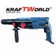 Επαγγελματικό Κρουστικό Δράπανο KraftWorld – Για Διάτρηση, Κρούση & Κατεδάφιση