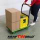Πτυσσόμενο καρότσι μεταφοράς KraftWorld 150 κιλών – Αντιολισθητική επιφάνεια