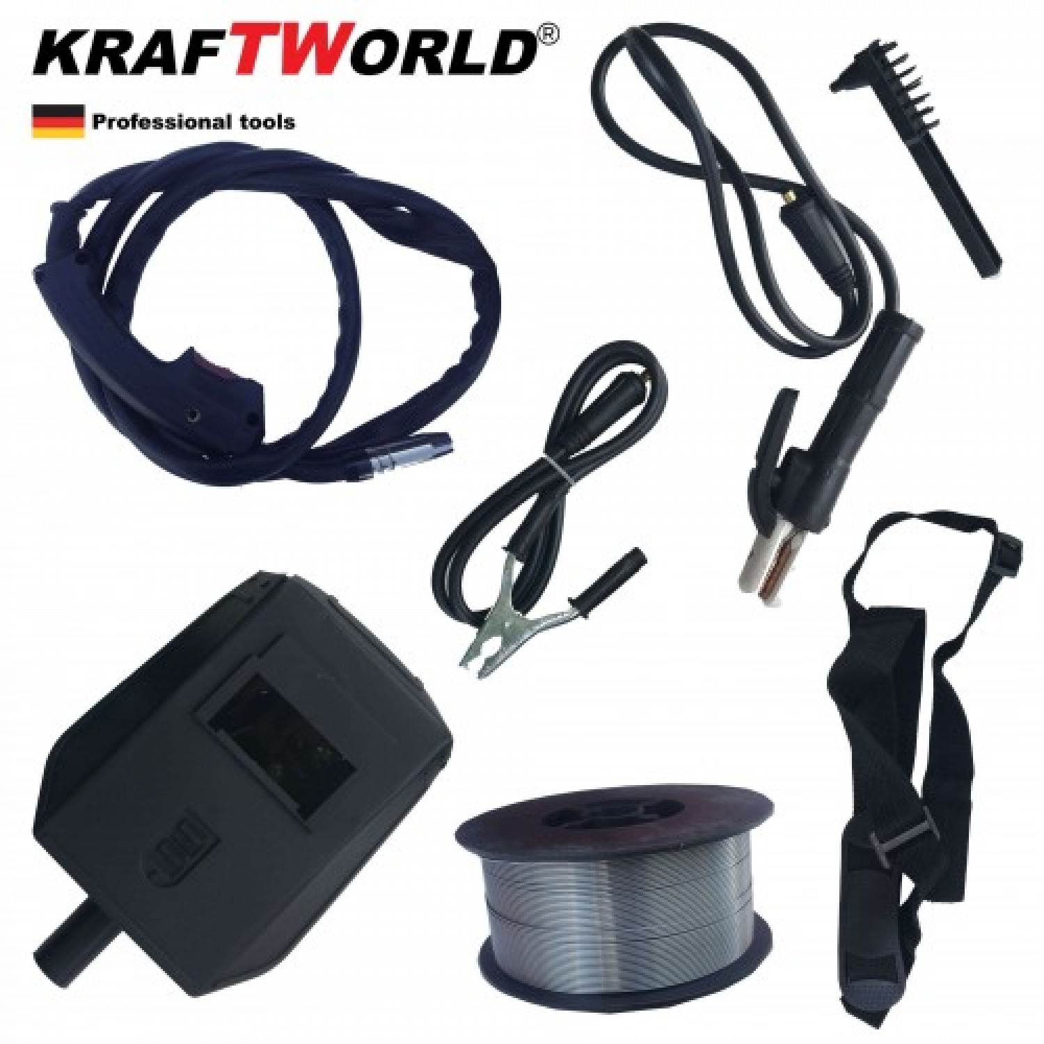 Επαγγελματικός Inverter Ηλεκτροσυγκολλητής KraftWorld 400A με Σύρμα 2 σε 1 – Ισχυρός και Πολυχρηστικός