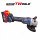 Ασύρματο Γωνιακό Τροχό Kraftworld 36V 8Ah  – Δύο Μπαταρίες
