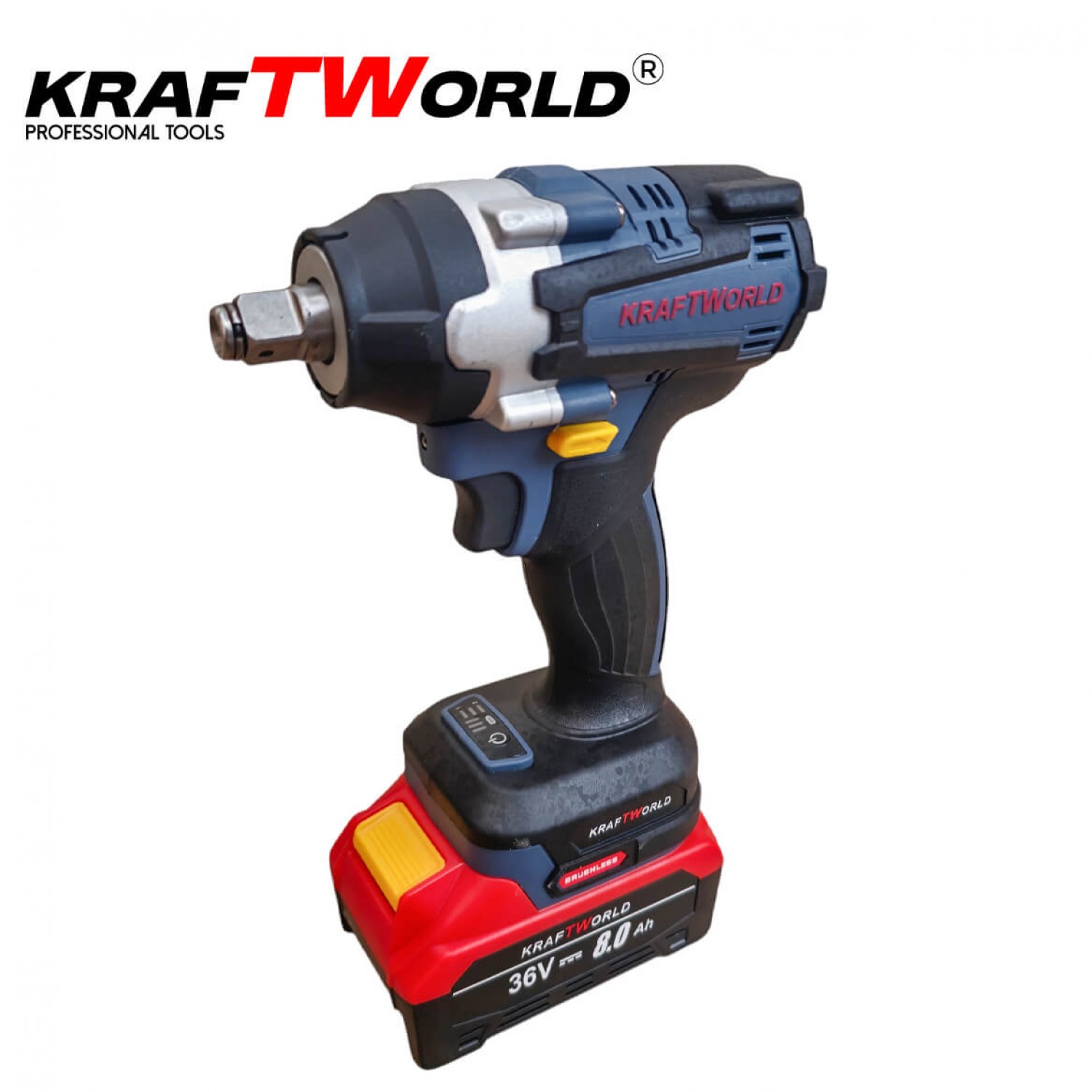 Κρουστικό Μπουλονόκλειδο Kraftworld 36V 8Ah