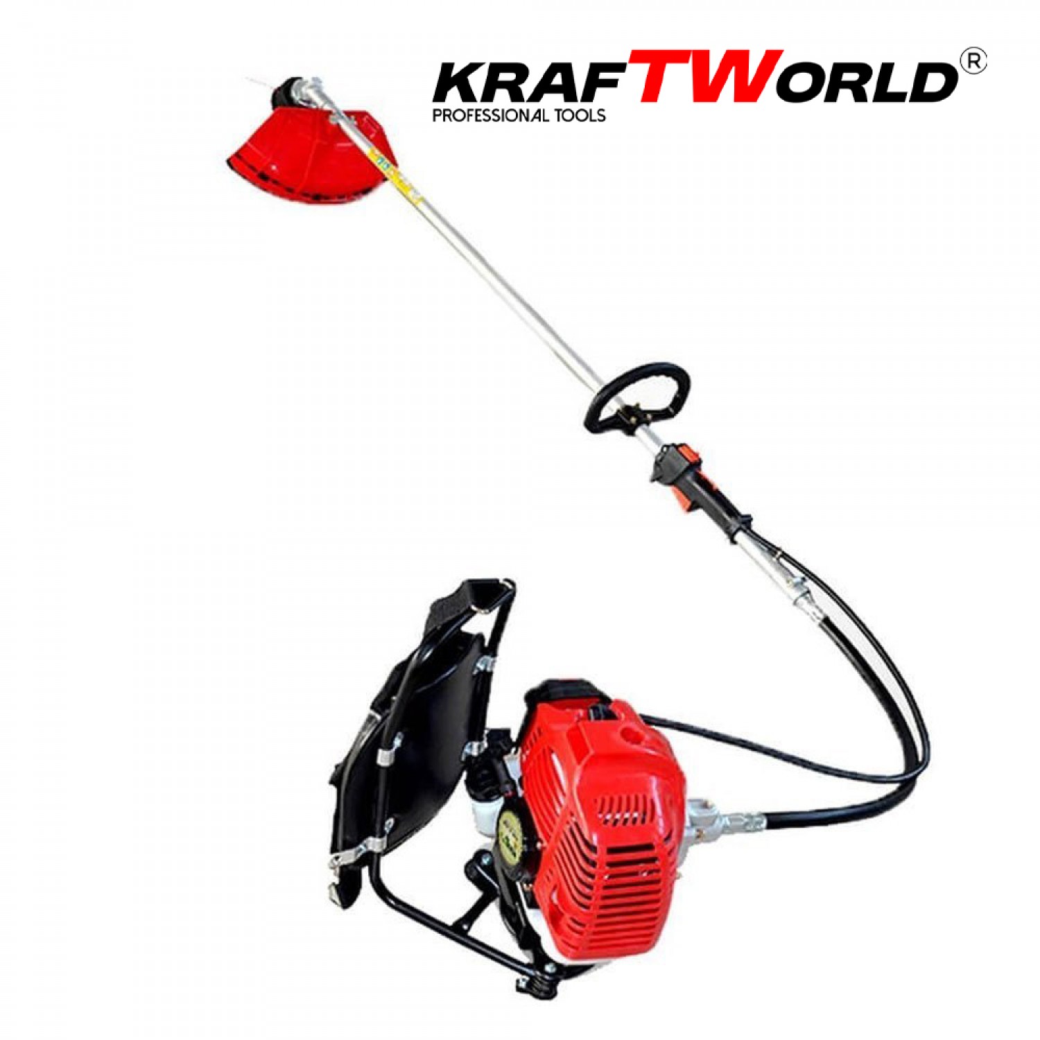 KraftWorld Βενζινοκίνητο Χορτοκοπτικό Πλάτης