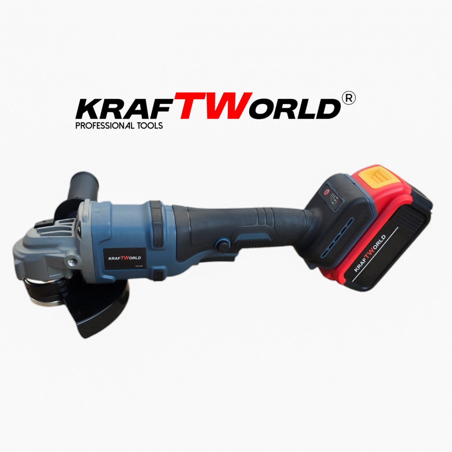 KraftWorld Combo: Γωνιακός Τροχός & Δραπανοκατσάβιδο με 2 Μπαταρίες & Βαλιτσάκι