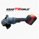 KraftWorld Combo: Γωνιακός Τροχός & Δραπανοκατσάβιδο με 2 Μπαταρίες & Βαλιτσάκι