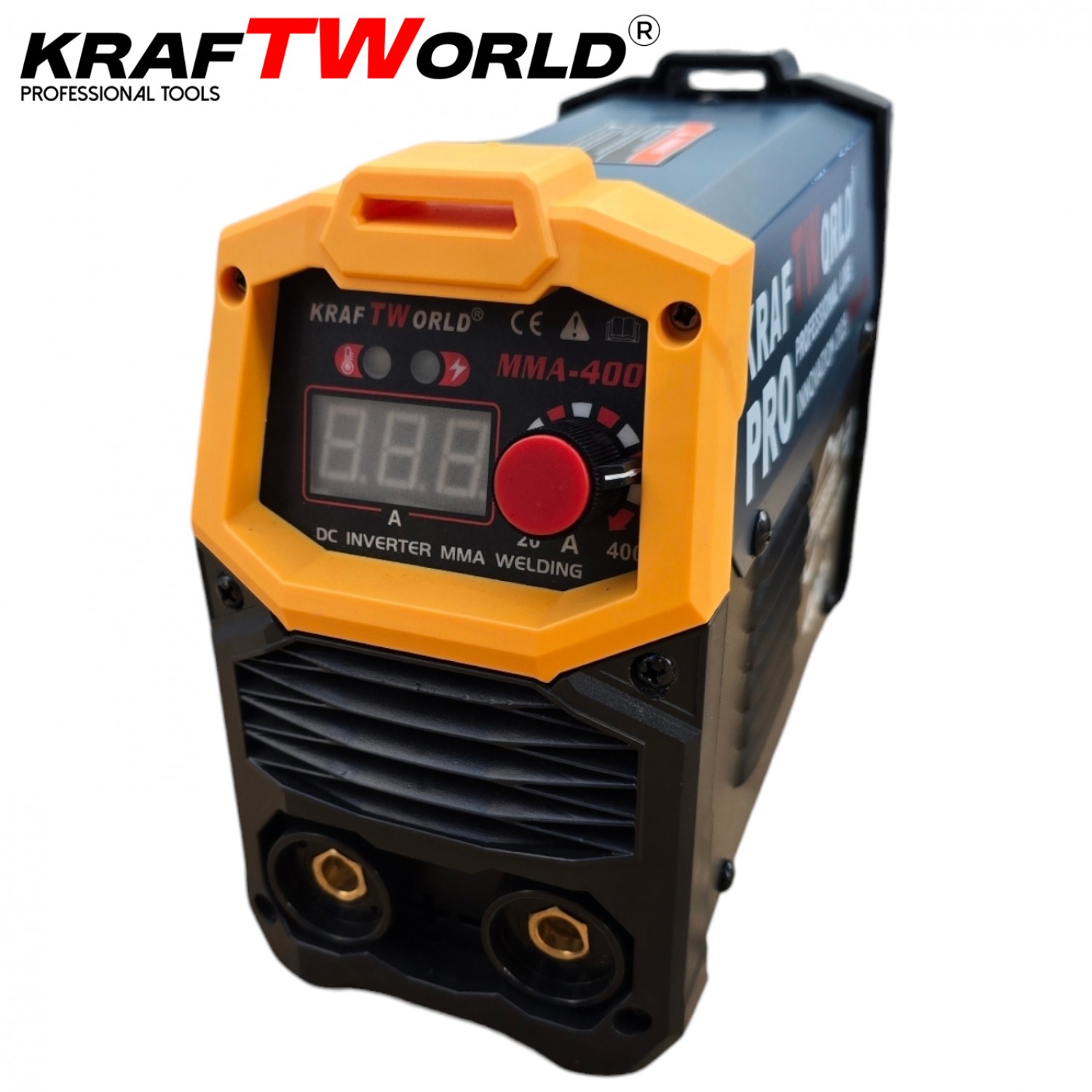 Ηλεκτροσυγκολλητής Inverter KraftWorld με Οθόνη σε Μεταφορά Βαλίτσα + Δώρα