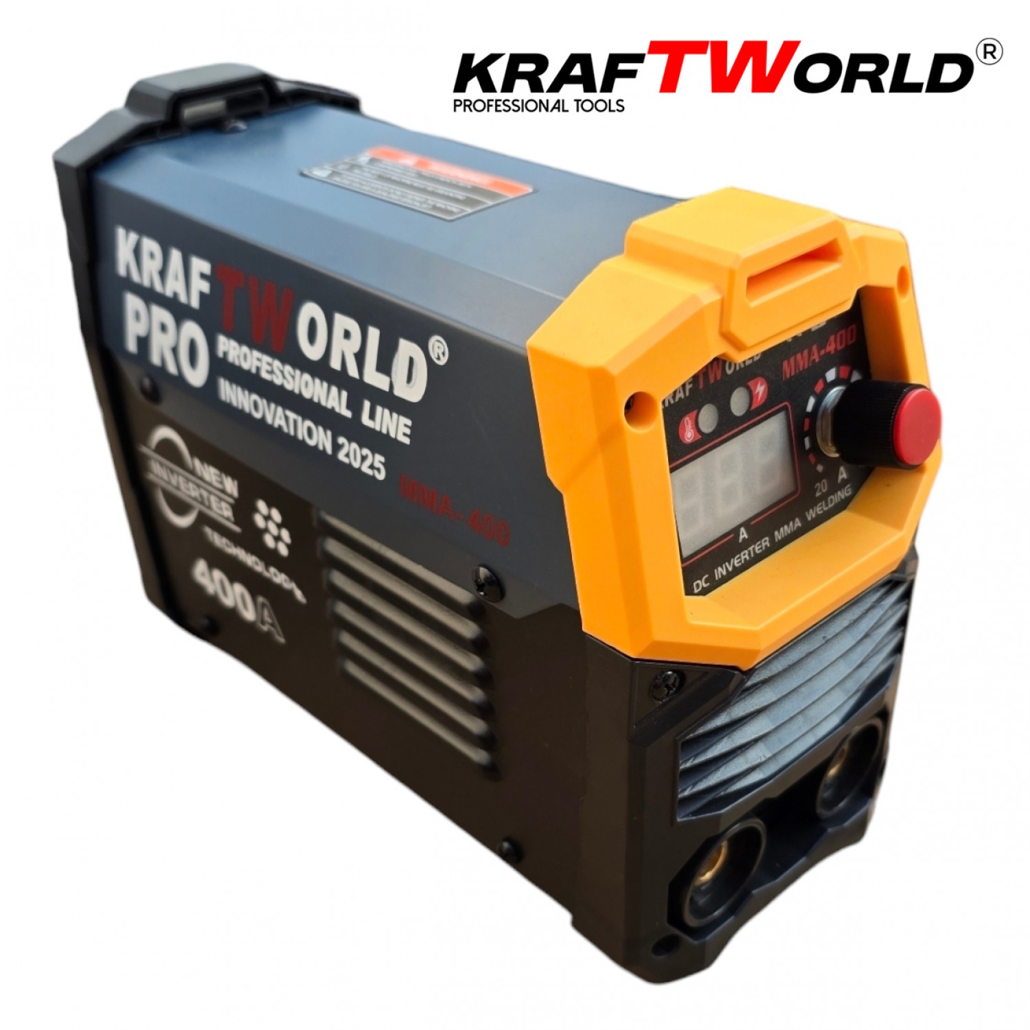 Ηλεκτροσυγκολλητής Inverter KraftWorld με Οθόνη σε Μεταφορά Βαλίτσα + Δώρα