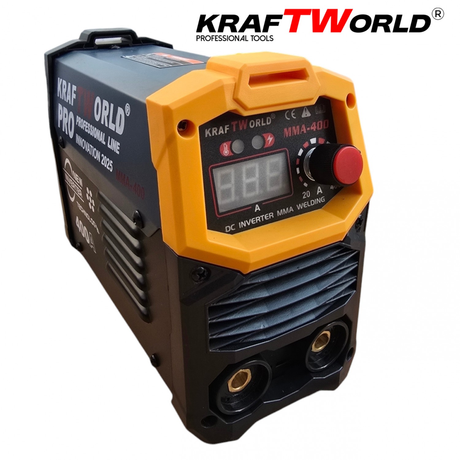 Ηλεκτροσυγκολλητής Inverter KraftWorld με Οθόνη σε Μεταφορά Βαλίτσα + Δώρα