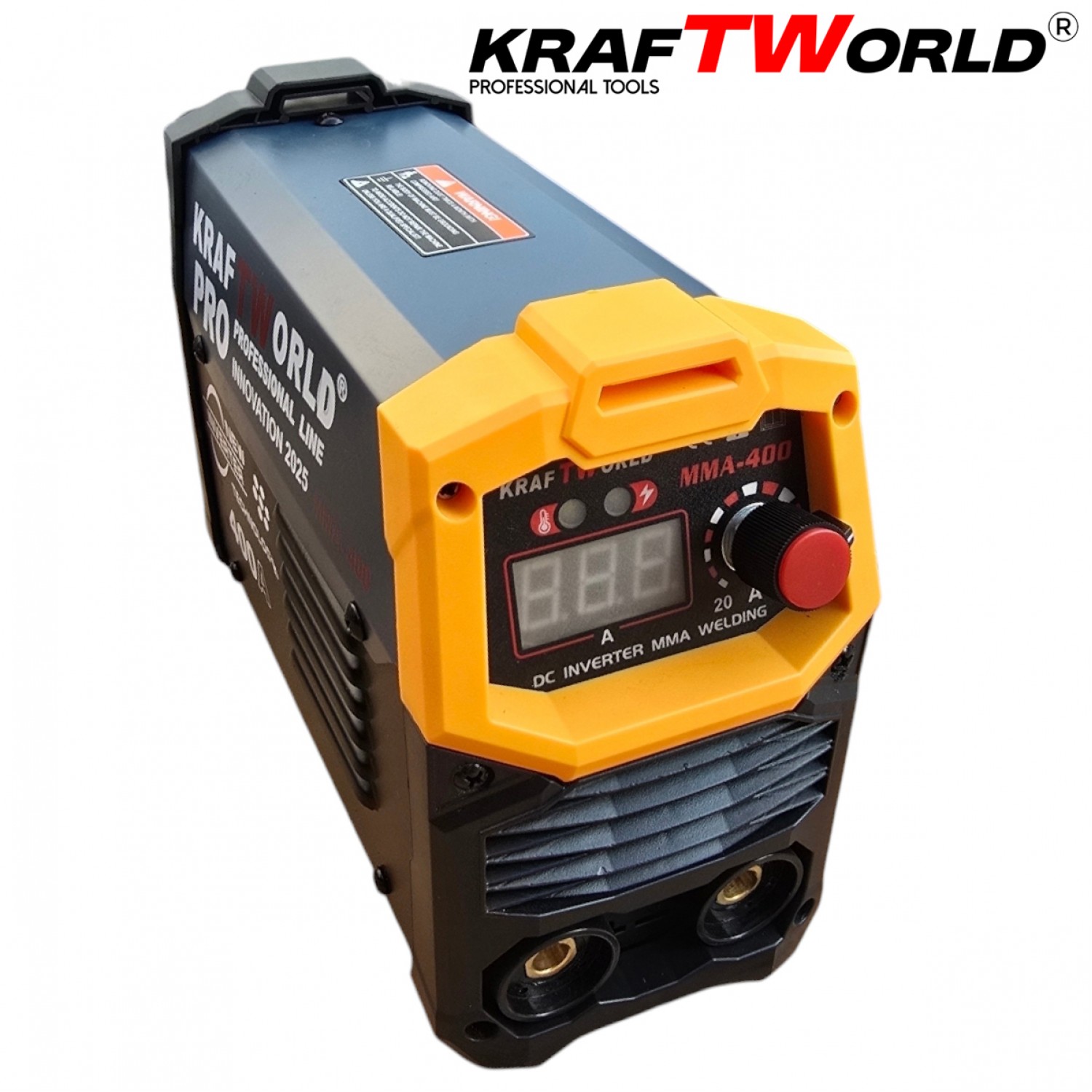 Ηλεκτρικός συγκολλητής Inverter KraftWorld σε βαλίτσα + Αυτόματη Μάσκα ηλεκτροκόλλησης
