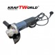 Γωνιακός Τροχός 125mm KraftWorld – Ρυθμιζόμενες Στροφές & Ομαλή Εκκίνηση για Απόλυτο Έλεγχο