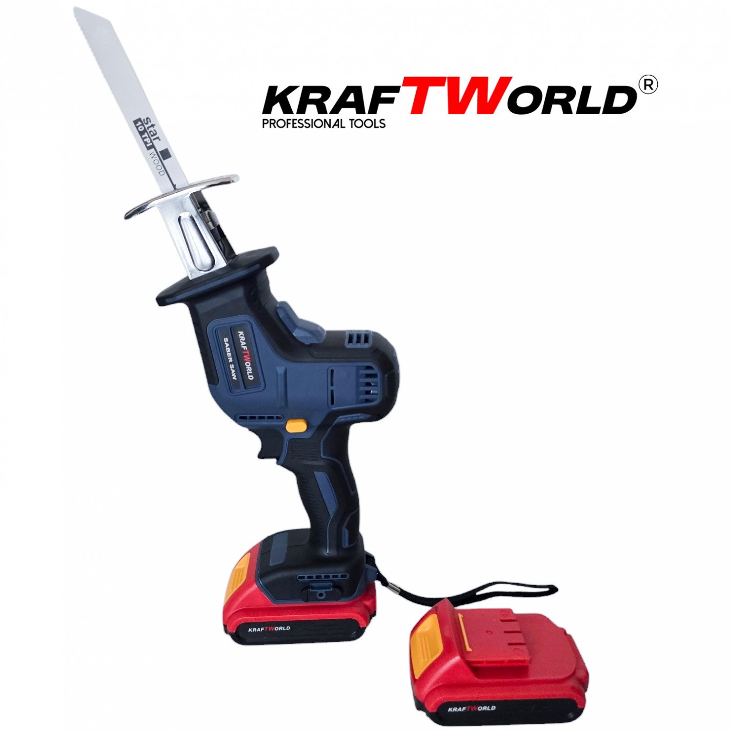 Ασύρματο Σπαθόσεγα KraftWorld – Ισχυρός Κινητήρας & 2 Μπαταρίες για Μέγιστη Απόδοση!
