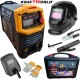 Ηλεκτρικός συγκολλητής Inverter KraftWorld σε βαλίτσα + Αυτόματη Μάσκα ηλεκτροκόλλησης