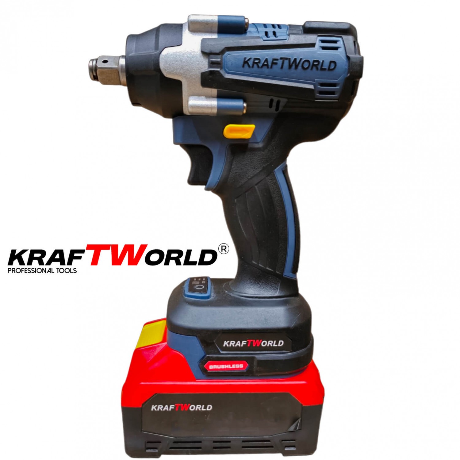 Ασύρματο Παλμικό Μπουλονόκλειδο KraftWorld 24V 850Nm + 35 Εξαρτήματα & Βαλίτσα