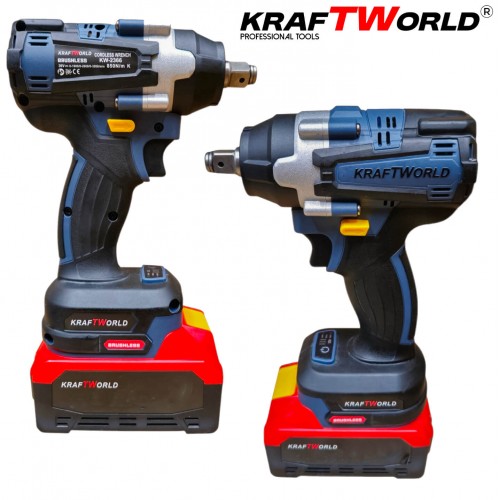 Ασύρματο Παλμικό Μπουλονόκλειδο KraftWorld 24V 850Nm + 35 Εξαρτήματα & Βαλίτσα