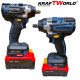 Ασύρματο Παλμικό Μπουλονόκλειδο KraftWorld 24V 850Nm + 35 Εξαρτήματα & Βαλίτσα