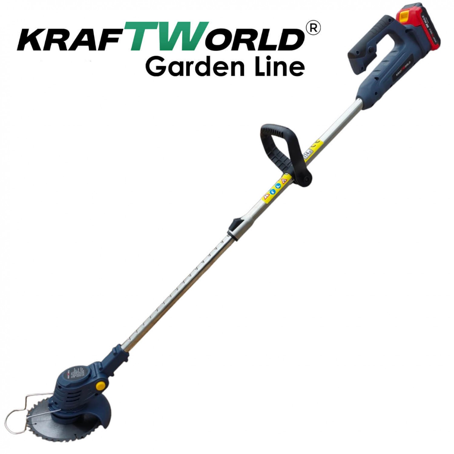 Σετ Κήπου KraftWorld 3 σε 1 – Ψαλίδι , Τρίμερ & Αλυσοπρίονο με 2 Μπαταρίες 24V – Πλήρες Κιτ με 3 Εργαλεία & Εξαρτήματα