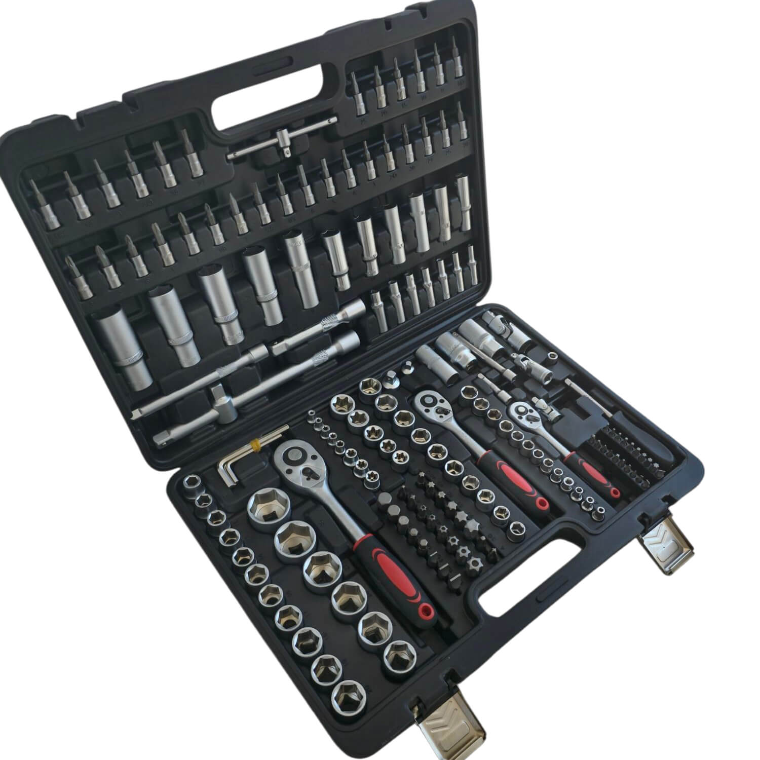 KraftWorld Σετ Εργαλείων 172 Τεμαχίων – 1/4″, 3/8″, 1/2″ CR-V