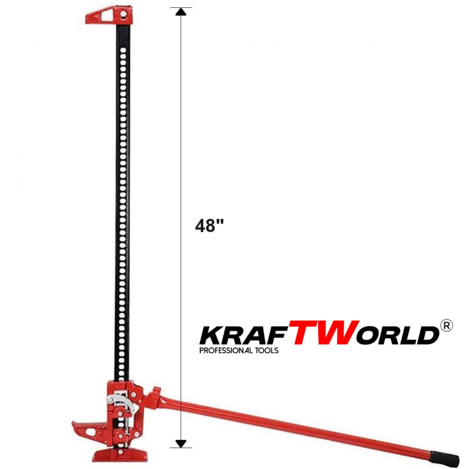 Hi-Lift Γρύλος KraftWorld Pro 48″  για Off-Road & Βαριές Χρήσεις - Ανύψωση έως 3 Τόνους