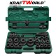 Σετ 26 τεμ. KraftWorld  3/4″ & 1″ με κρουστικά καρυδάκια 21–65 mm