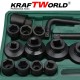 Σετ 26 τεμ. KraftWorld  3/4″ & 1″ με κρουστικά καρυδάκια 21–65 mm