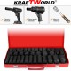Καρυδάκια 1/2″ αέρος εξάγωνα KraftWorld 35 τεμαχίων - Κρουστικά Καρυδάκια