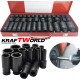 Καρυδάκια 1/2″ αέρος εξάγωνα KraftWorld 35 τεμαχίων - Κρουστικά Καρυδάκια