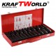 Καρυδάκια 1/2″ αέρος εξάγωνα KraftWorld 35 τεμαχίων - Κρουστικά Καρυδάκια