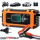 Αυτόματος Φορτιστής Μπαταριών KraftWorld 12V – LCD Οθόνη & Λειτουργία Επισκευής