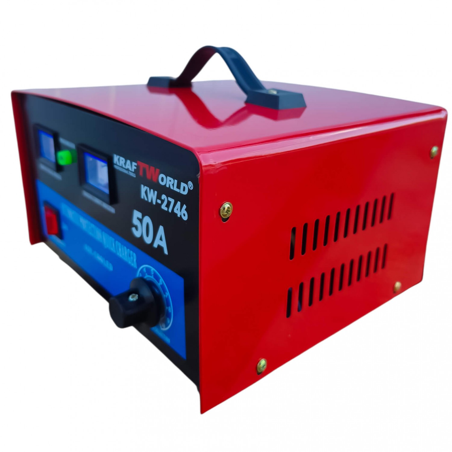 Φορτιστής Μπαταριών KraftWorld – 50A, 12V/24V, Επαγγελματικός