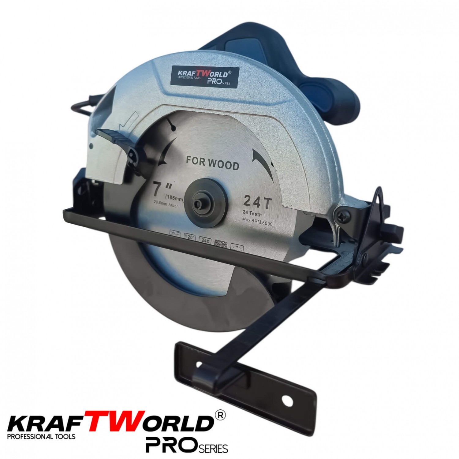 Ηλεκτρικό Δισκοπρίονο Χειρός Kraftworld PRO KW-2569 – 1600 W / Δίσκος 190 mm / Κοπή 45°