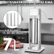 Κάθετος Γεμιστήρας Κιμά 7 Λίτρων – Επαγγελματικός, Ανοξείδωτος, Kraftworld