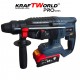 Περιστροφικό Πιστολέτο Μπαταρίας SDS-Plus 21V Brushless με 2 Μπαταρίες 4.0Ah – Kraftworld PRO Series.