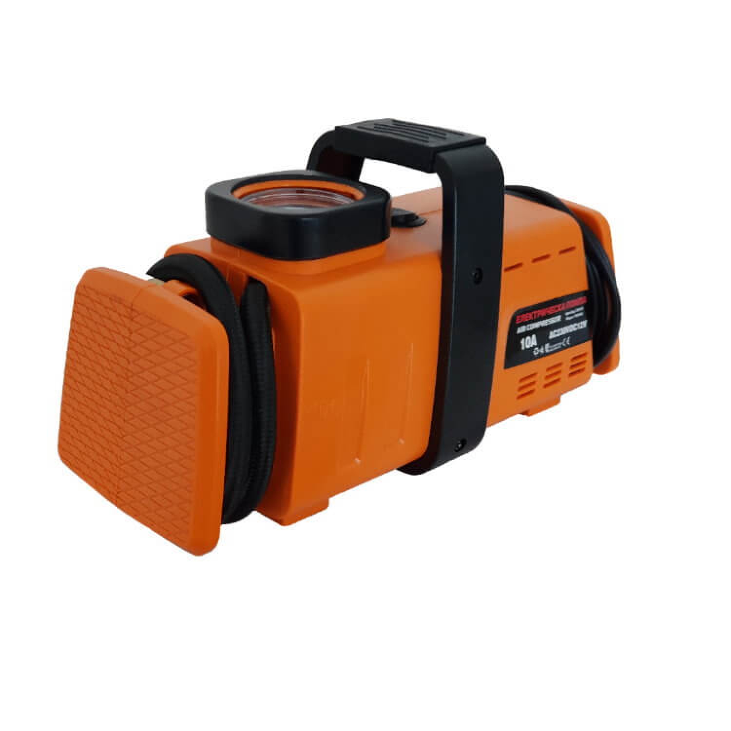 Φορητός Αεροσυμπιεστής KraftWorld 12V/220V – Ισχυρός & Πολυχρηστικός, με Μανόμετρο