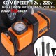 Φορητός Αεροσυμπιεστής KraftWorld 12V/220V – Ισχυρός & Πολυχρηστικός, με Μανόμετρο
