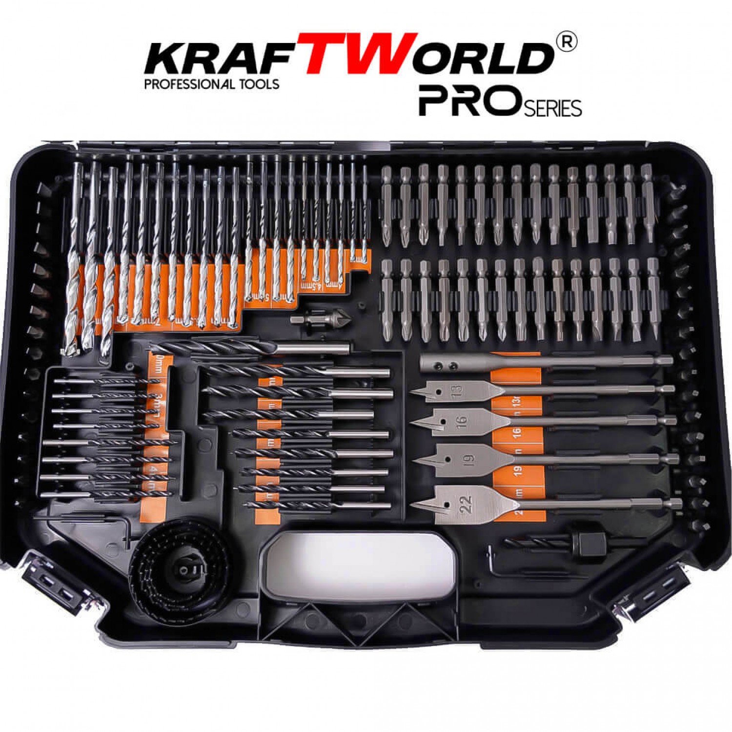 Σετ Μυτών και Τρυπανιών Kraftworld – 246 Τεμάχια σε Βαλίτσα