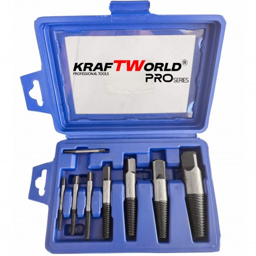 Σετ Εξολκέων Kraftworld PRO Series – 8 Τεμάχια για Μπουλόνια και Σπαστά Εξαρτήματα Υδραυλικών