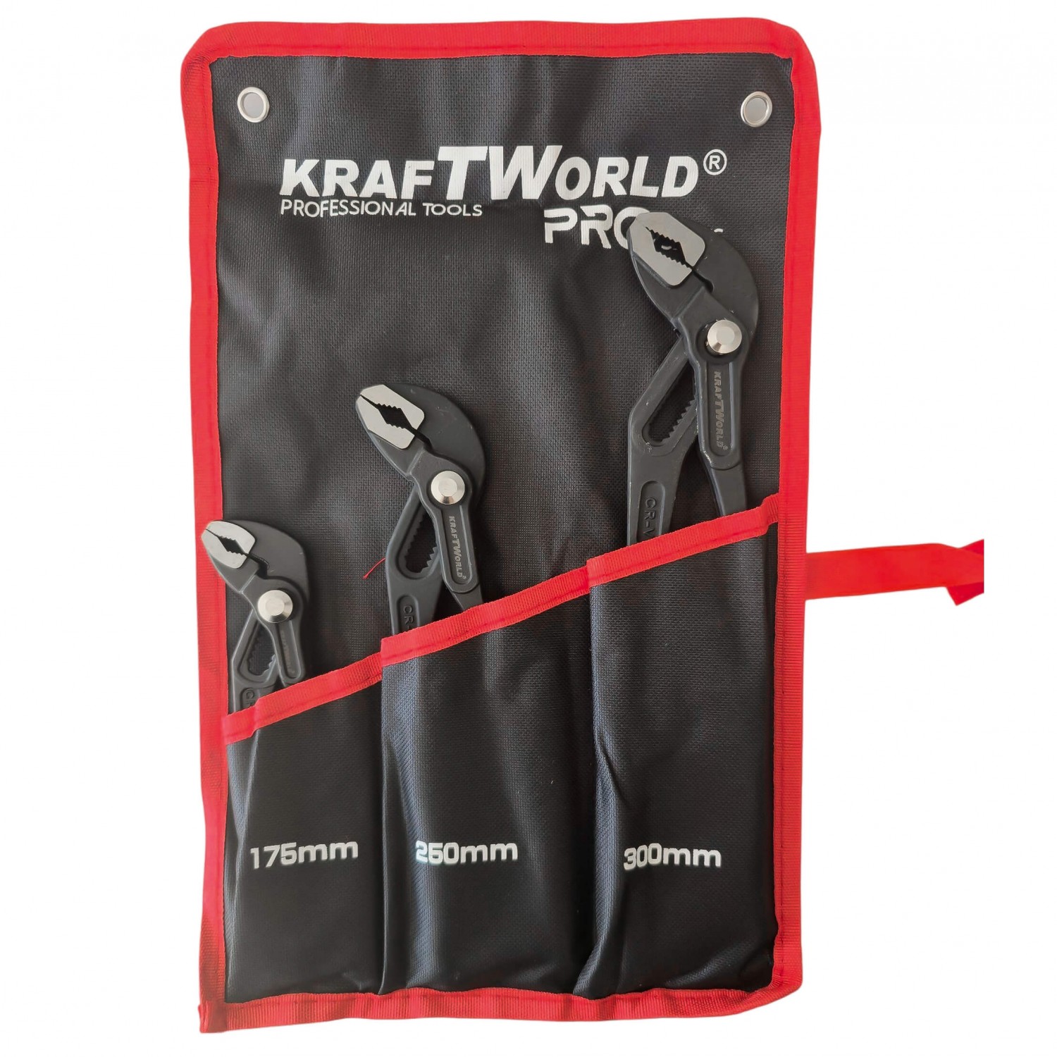 Σετ Πένσες Τύπου Γκαργί Kraftworld PRO Series – 3 Τεμάχια (175mm / 250mm / 300mm)