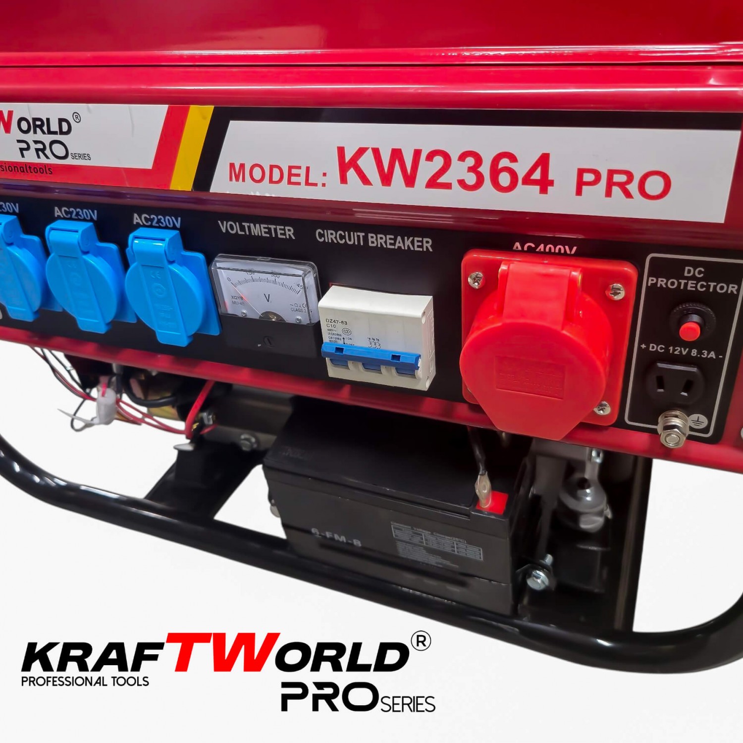 Τετράχρονη Γεννήτρια Ρεύματος Kraftworld PRO 4.5kW – Ηλεκτροκίνητη Εκκίνηση & AVR
