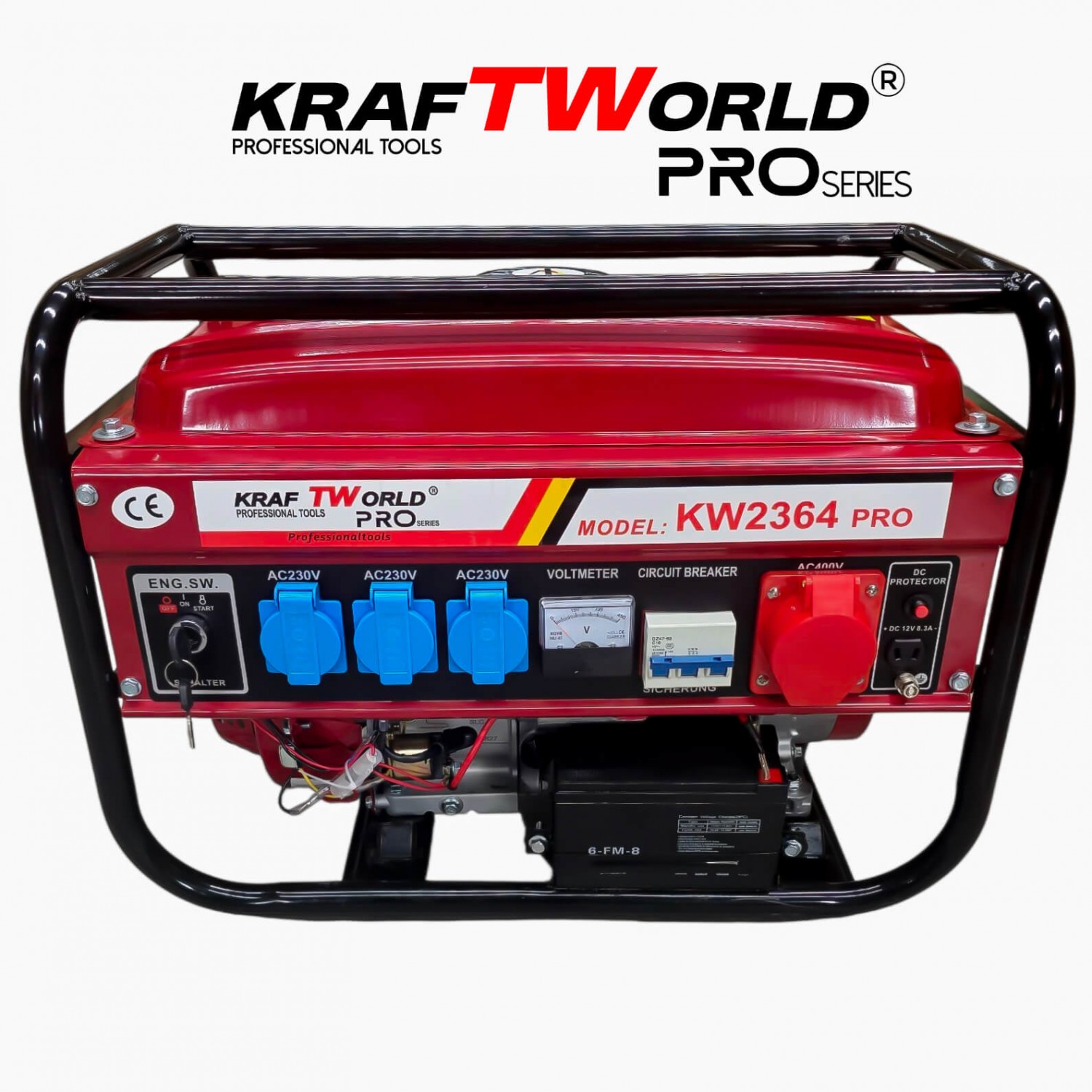 Τετράχρονη Γεννήτρια Ρεύματος Kraftworld PRO 4.5kW – Ηλεκτροκίνητη Εκκίνηση & AVR