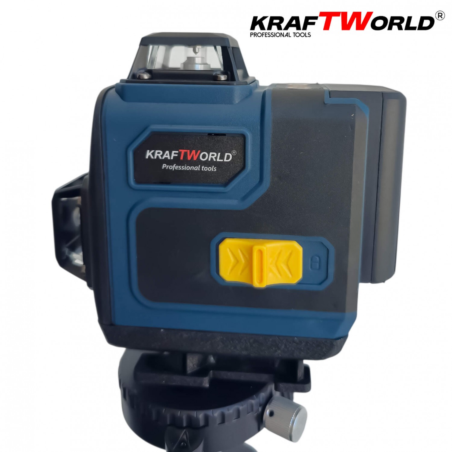 Λέιζερ Αλφάδι Kraftworld 4×360° – Οθόνη Αφής, Τηλεχειριστήριο & Τρίποδο σε Βαλίτσα